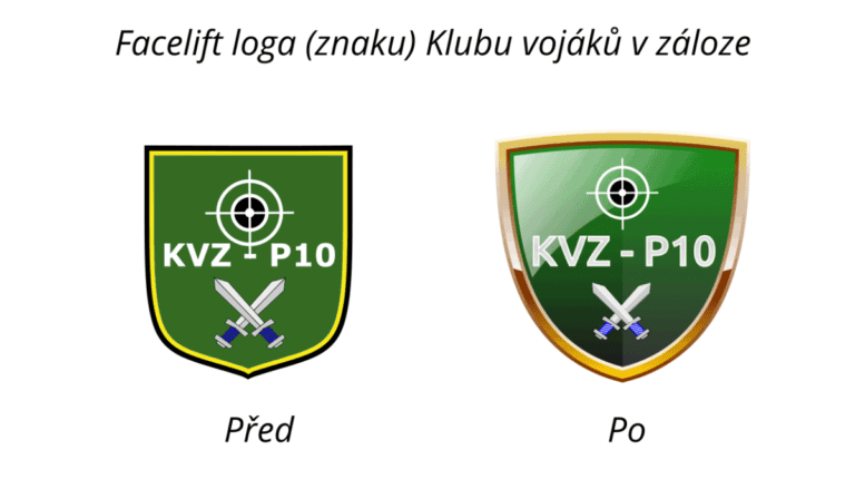 Facelift loga (znaku) Klubu vojáků v záloze