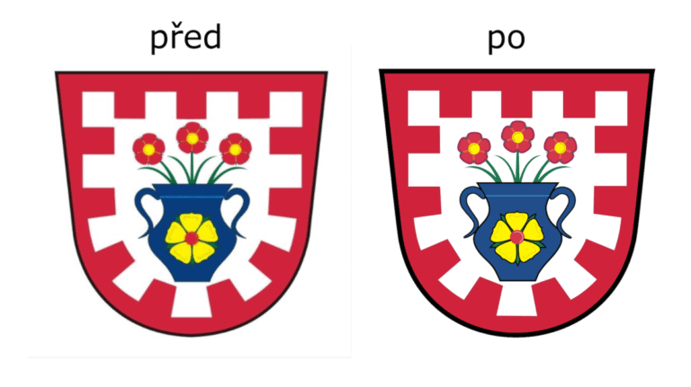Logo obce Hradčany
